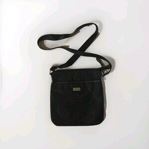 Tommy Hilfiger Women's Garden Classics Black Crossbody Messenger Nylon Purse Bag